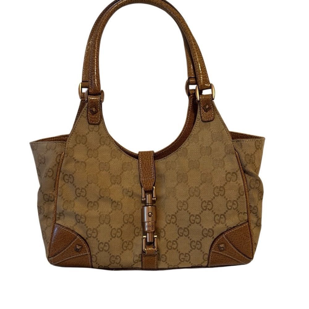 Gucci Brown Shoulder Bag with Bamboo Detail - Picture 3 of 13